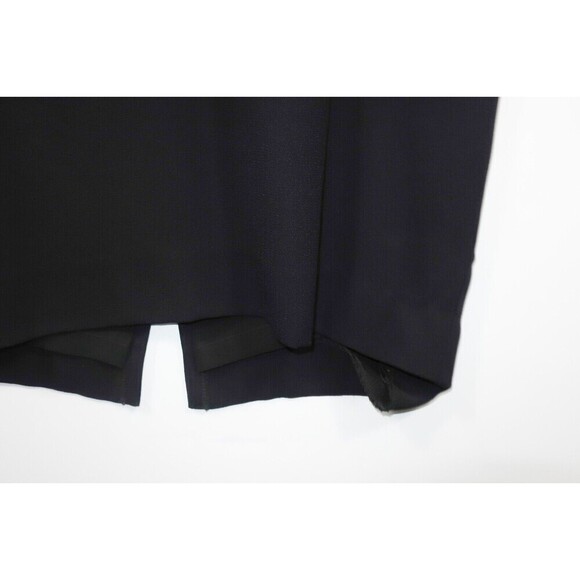 Vintage Adrienne Vittadini Black Open Back & Rhinestone Dress Class LBD Size 8 - Picture 10 of 10